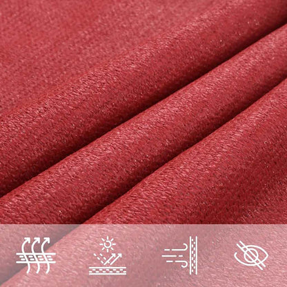 Sun Sail | Red | High-density polyethylene (HDPE) | 5 x 5 x 6 m