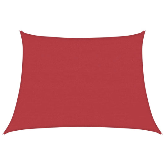 Sunshade Sail 160 g/m² Red 4/5x3 m HDPE