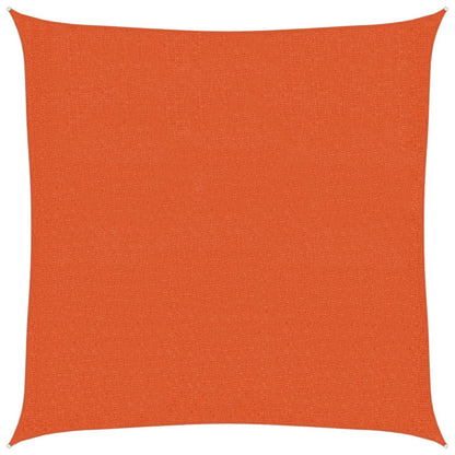 Sunshade Sail 160 g/m² Orange 3.6x3.6 m HDPE