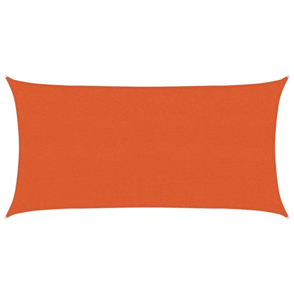 Sunshade Sail 160 g/m² Orange 2x4 m HDPE