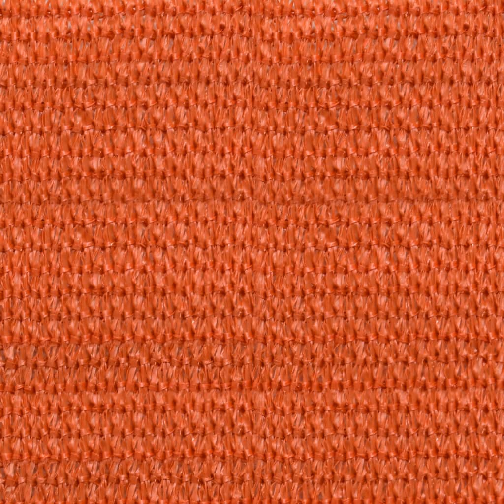 Sunshade Sail 160 g/m² Orange 3.5x5 m HDPE