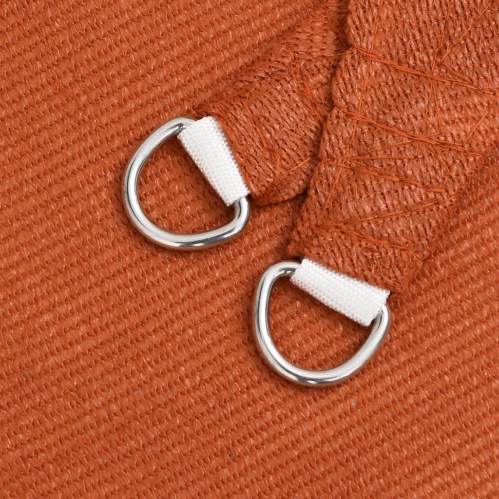 Sunshade Sail 160 g/m² Rectangular Orange 4x7 m HDPE
