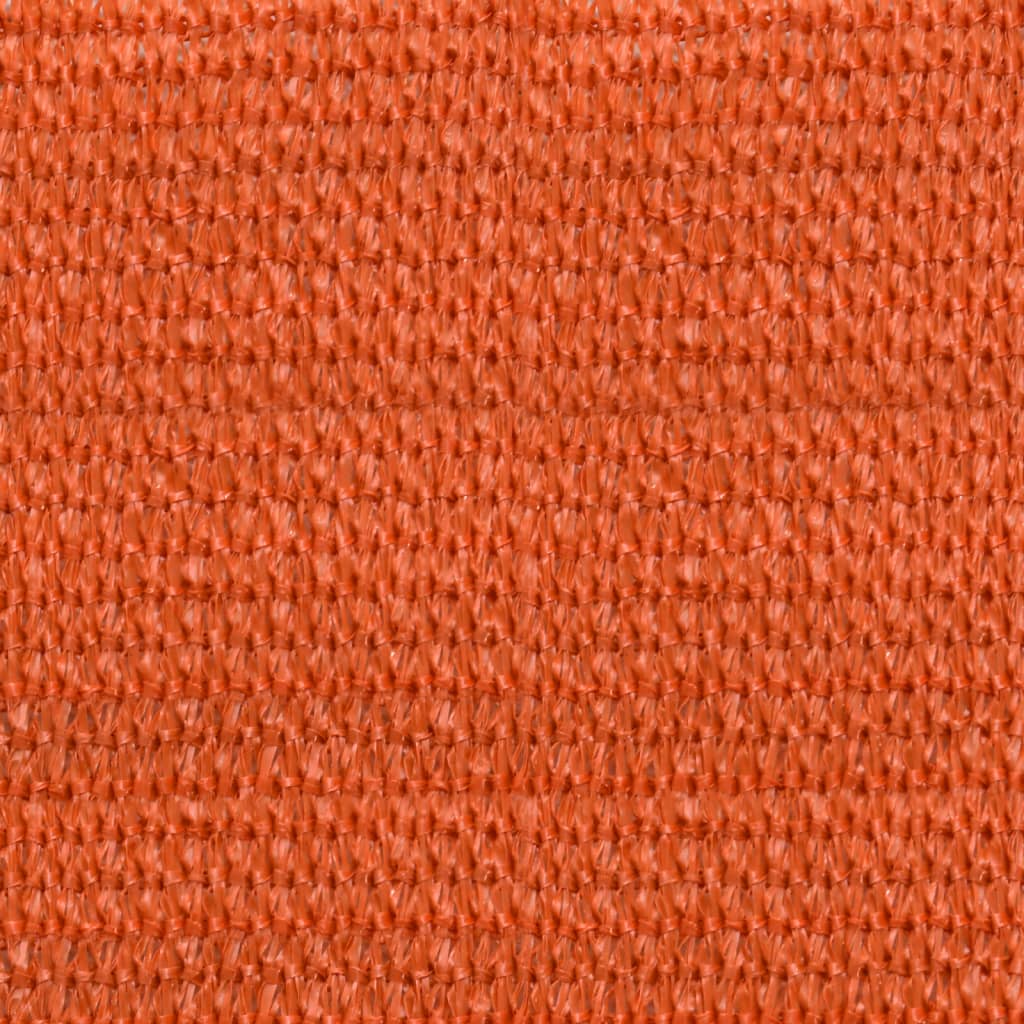 Sunshade Sail 160 g/m² Rectangular Orange 4x7 m HDPE