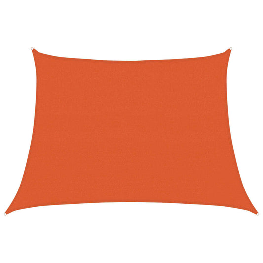 Sunshade Sail 160 g/m² Trapezium Orange 4/5x3 m HDPE