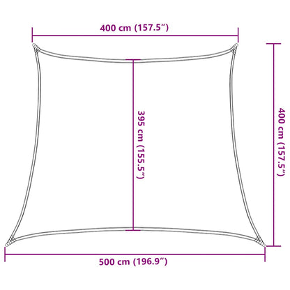 Sunshade Sail 160 g/m² Trapezium Orange 4/5x4 m HDPE