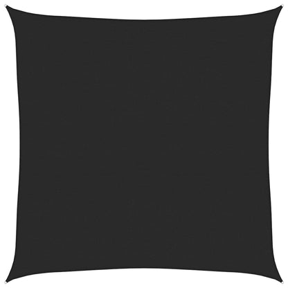 Sunshade Sail 160 g/m² Black 5x5 m HDPE