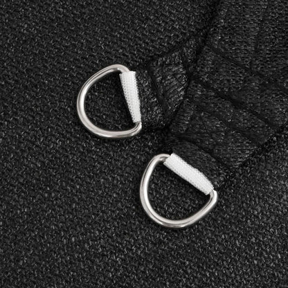 Sunshade Sail 160 g/m² Black 5x5 m HDPE