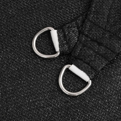 Sunshade Sail 160 g/m² Black 2.5x4 m HDPE