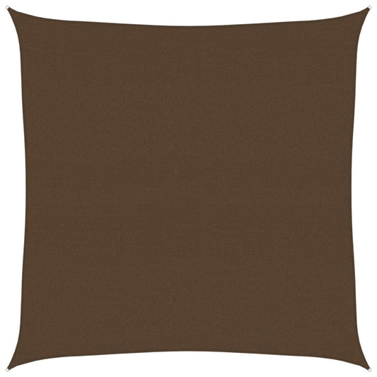 Sunshade Sail 160 g/m² Brown 4.5x4.5 m HDPE