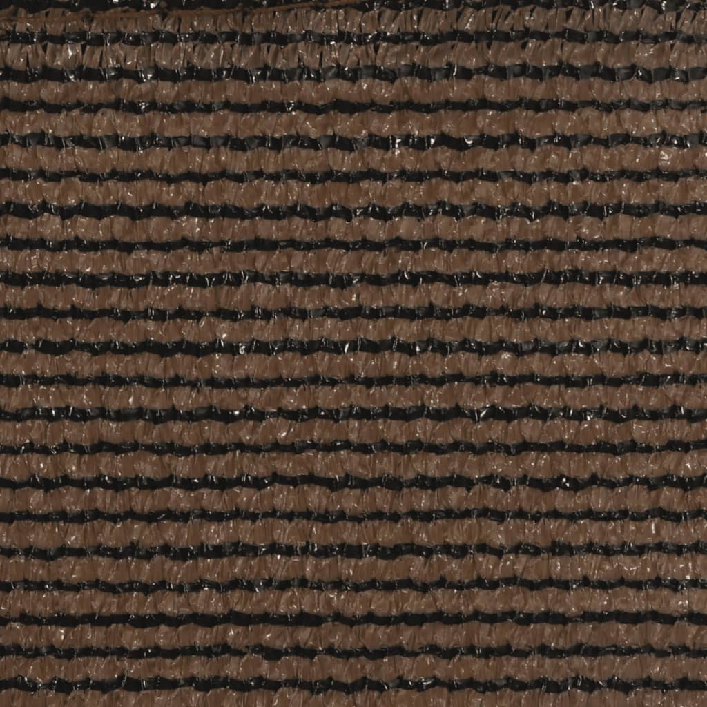 Sunshade Sail 160 g/m² Brown 7x7 m HDPE