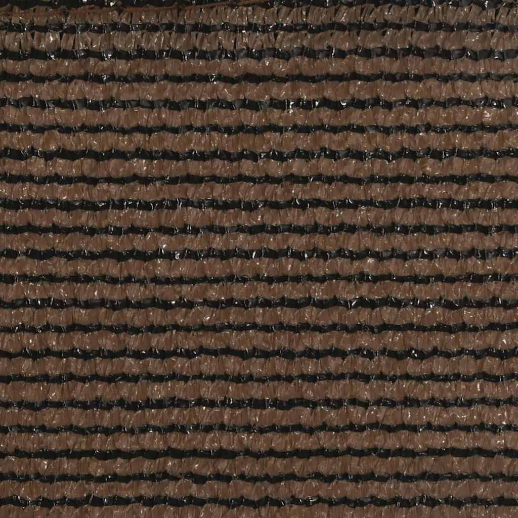 311775 vidaXL Sunshade Sail 160 g/m² Brown 7x7 m HDPE