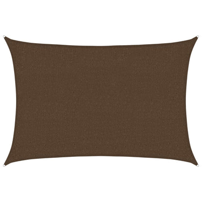 Sunshade Sail 160 g/m² Brown 2x2.5 m HDPE