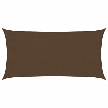 Sunshade Sail 160 g/m² Brown 2x3.5 m HDPE