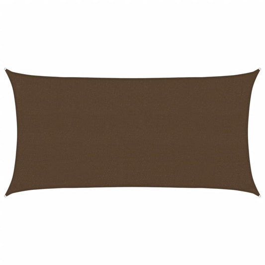 Sunshade Sail 160 g/m² Brown 2x3.5 m HDPE