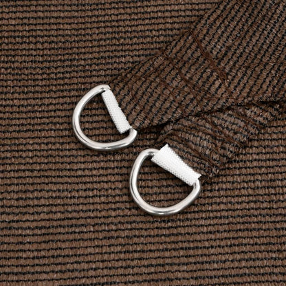 Sunshade Sail 160 g/m² Brown 2.5x5 m HDPE