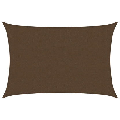 Sunshade Sail 160 g/m² Brown 3x4 m HDPE