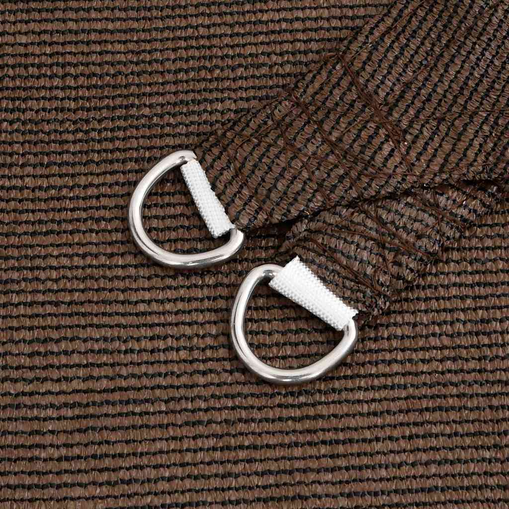 311799 vidaXL Sunshade Sail 160 g/m² Brown 6x7 m HDPE