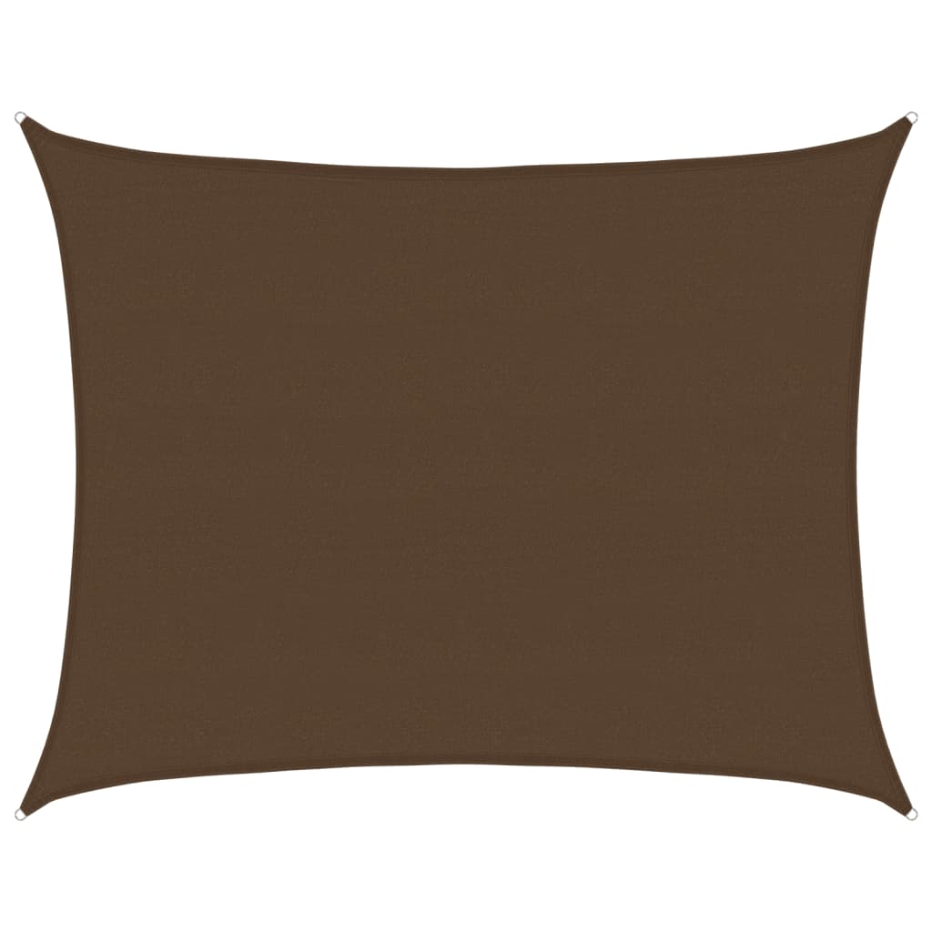 Sunshade Sail 160 g/m² Brown 6x8 m HDPE
