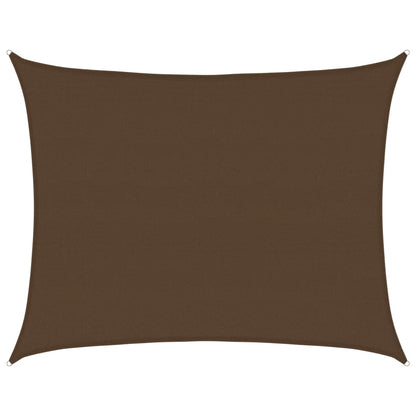 Sunshade Sail 160 g/m² Brown 6x8 m HDPE