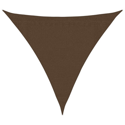 Sunshade Sail 160 g/m² Brown 3x3x3 m HDPE