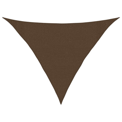 Sunshade Sail 160 g/m² Brown 3x3x4.2 m HDPE