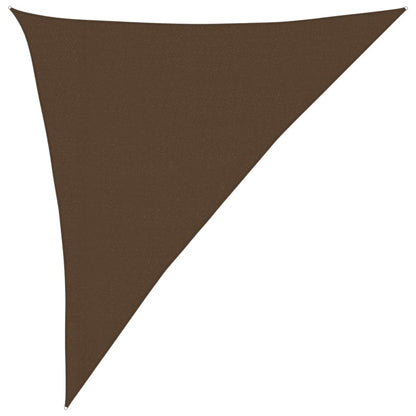 Sunshade Sail 160 g/m² Brown 3x4x5 m HDPE