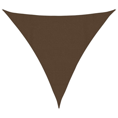 Sunshade Sail 160 g/m² Brown 4.5x4.5x4.5 m HDPE