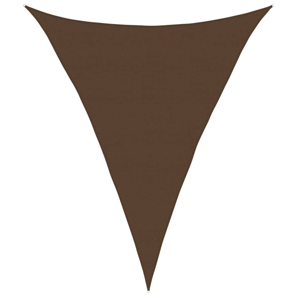 Sunshade Sail 160 g/m² Brown 5x7x7 m HDPE