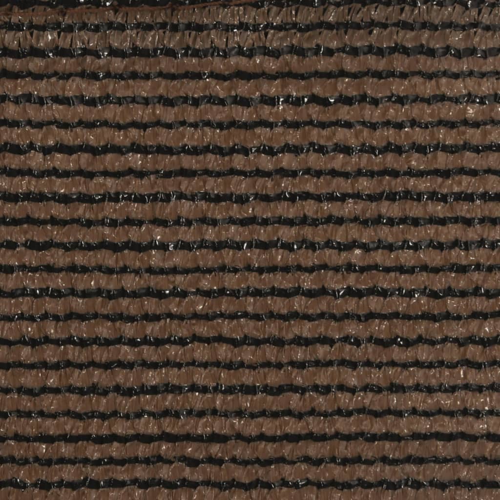 Sunshade Sail 160 g/m² Brown 5x7x7 m HDPE