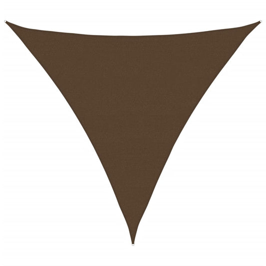 Sunshade Sail 160 g/m² Brown 6x6x6 m HDPE