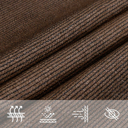 Sunshade Sail 160 g/m² Brown 3/4x3 m HDPE