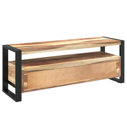 321551 vidaXL TV Cabinet 120x35x45 cm Solid Wood with Honey Finish