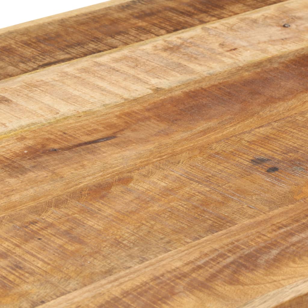 Dining Table 180x90x75 cm Solid Rough Mango Wood