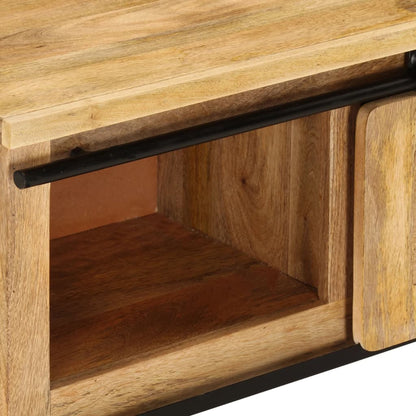 TV Cabinet 90x35x40 cm Solid Mango Wood
