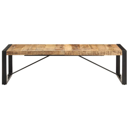 Coffee Table 140x70x40 cm Rough Mango Wood