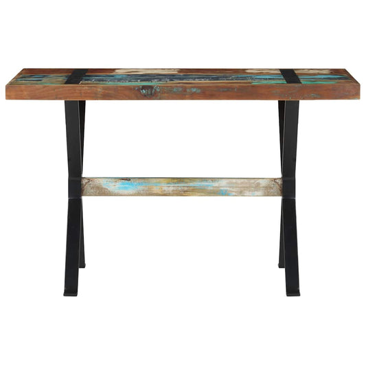 321605 vidaXL Dining Table 120x60x76 cm Solid Reclaimed Wood