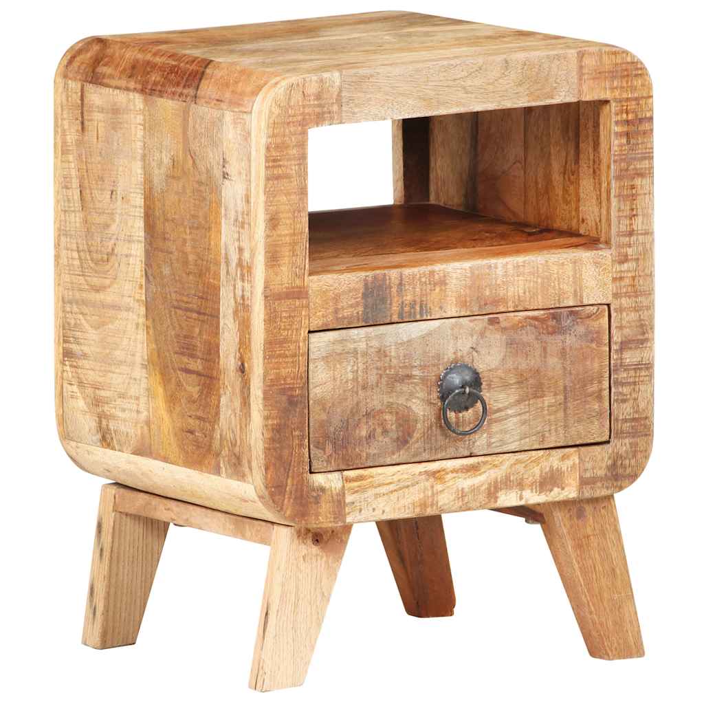Bedside Cabinet | Rough Mango Wood | 30x30x41 cm | Bedside Cabinet