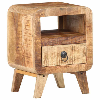 Bedside Cabinet | Rough Mango Wood | 30x30x41 cm | Bedside Cabinet