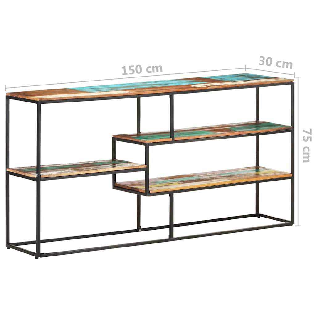 321618 vidaXL Sideboard 150x30x75 cm Solid Reclaimed Wood