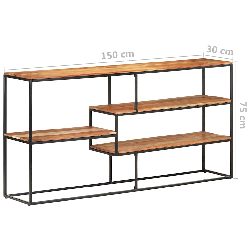 321619 vidaXL Sideboard 150x30x75 cm Solid Acacia Wood