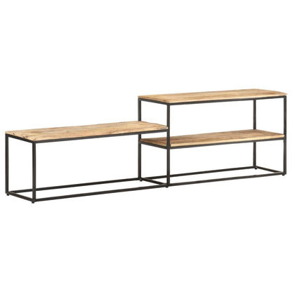 321620 vidaXL TV Cabinet 180x30x50 cm Rough Mango Wood