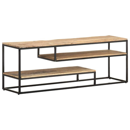 321623 vidaXL TV Cabinet 130x30x45 cm Rough Mango Wood