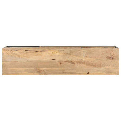 321623 vidaXL TV Cabinet 130x30x45 cm Rough Mango Wood