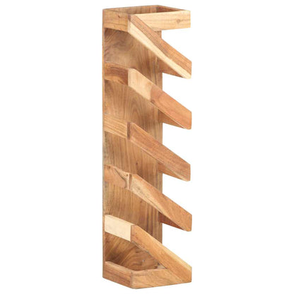 321626 vidaXL Wine Rack for 5 Bottles Solid Acacia Wood