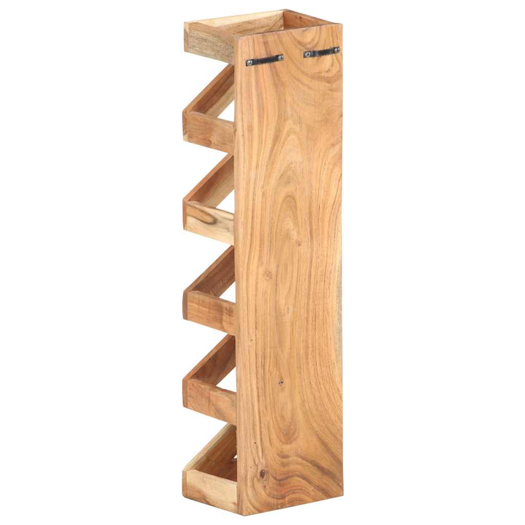 321626 vidaXL Wine Rack for 5 Bottles Solid Acacia Wood