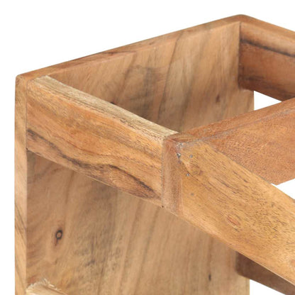 321626 vidaXL Wine Rack for 5 Bottles Solid Acacia Wood