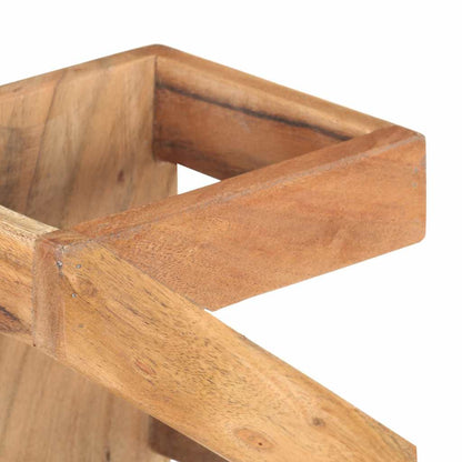 321626 vidaXL Wine Rack for 5 Bottles Solid Acacia Wood