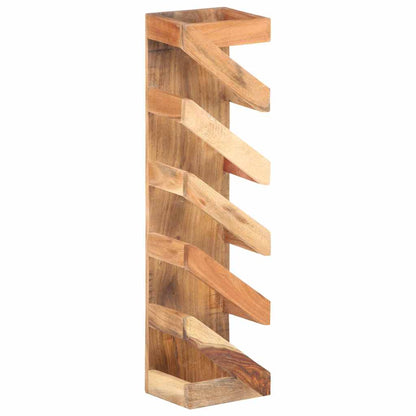 321626 vidaXL Wine Rack for 5 Bottles Solid Acacia Wood