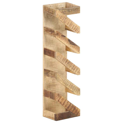 321627 vidaXL Wine Rack for 5 Bottles Solid Mango Wood