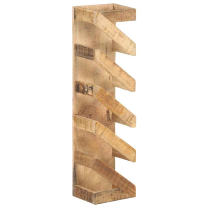 321627 vidaXL Wine Rack for 5 Bottles Solid Mango Wood